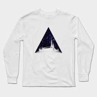 Space Mountain Geometric Long Sleeve T-Shirt